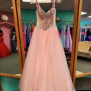 Vena Size 0 Blush Pink Ballgown Prom Dress/Formal Gown